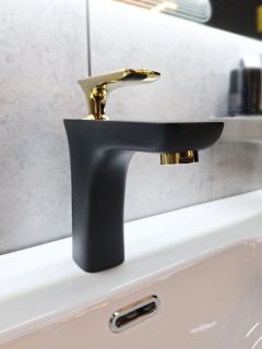 Смеситель для раковины AltroBagno Aperto 0123 NeOr Смеситель для раковины AltroBagno Aperto 0123 NeOr