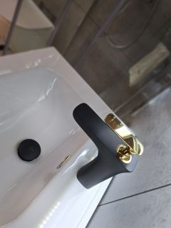 Смеситель для раковины AltroBagno Aperto 0123 NeOr Смеситель для раковины AltroBagno Aperto 0123 NeOr