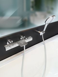 Смеситель для ванны с термостатом AltroBagno Aperto 020402 Cr Смеситель для ванны с термостатом AltroBagno Aperto 020402 Cr