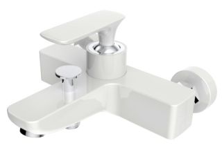 Смеситель для ванны AltroBagno Aperto 0208 Bi белый Смеситель для ванны AltroBagno Aperto 0208 Bi белый