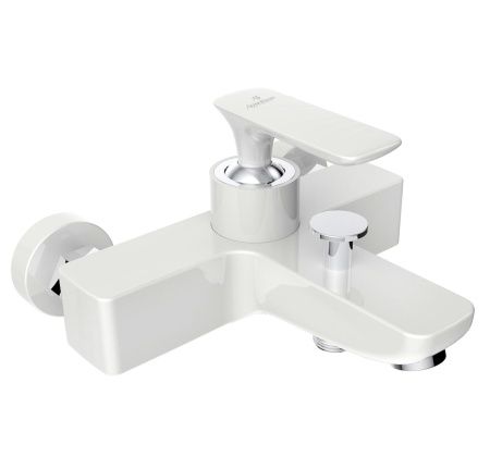 Смеситель для ванны AltroBagno Aperto 0208 Bi белый Смеситель для ванны AltroBagno Aperto 0208 Bi белый