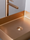 Раковина AltroBagno Astro 001019 RaSp из нержавеющей стали медь матовая  Раковина AltroBagno Astro 001019 RaSp из нержавеющей стали медь матовая
