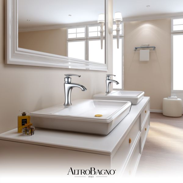 Смеситель для раковины AltroBagno Beatrice 0112 Cr Смеситель для раковины AltroBagno Beatrice 0112 Cr