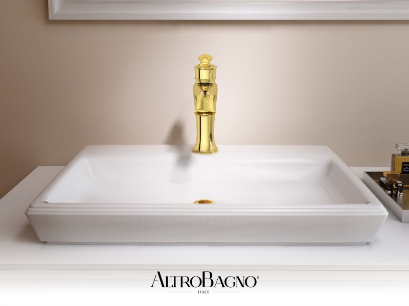 Смеситель для раковины AltroBagno Beatrice 0114 Or Смеситель для раковины AltroBagno Beatrice 0114 Or