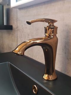 Смеситель для раковины AltroBagno Beatrice 0115 R Or Смеситель для раковины AltroBagno Beatrice 0115 R Or
