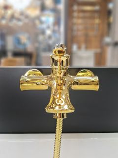 Смеситель для ванны с душем AltroBagno Beatrice 0210 Or Смеситель для ванны с душем AltroBagno Beatrice 0210 Or