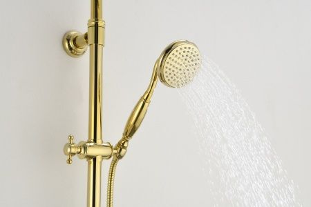Душевая система с термостатом AltroBagno Beatrice 030408 Or золото Душевая система с термостатом AltroBagno Beatrice 030408 Or золото