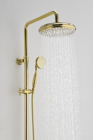 Душевая система с термостатом AltroBagno Beatrice 030408 Or золото Душевая система с термостатом AltroBagno Beatrice 030408 Or золото