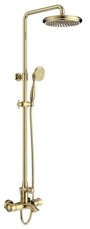 Душевая система с термостатом AltroBagno Beatrice 030408 Or золото Душевая система с термостатом AltroBagno Beatrice 030408 Or золото