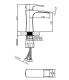 Смеситель для раковины AltroBagno Cascata 0111 BiCr Смеситель для раковины AltroBagno Cascata 0111 BiCr