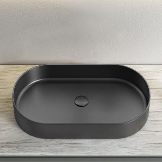 Раковина AltroBagno Eterno 001026 MtGr из нержавеющей стали сталь оружейная Раковина AltroBagno Eterno 001026 MtGr из нержавеющей стали сталь оружейная