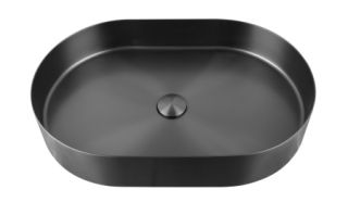 Раковина AltroBagno Eterno 001026 MtGr из нержавеющей стали сталь оружейная Раковина AltroBagno Eterno 001026 MtGr из нержавеющей стали сталь оружейная