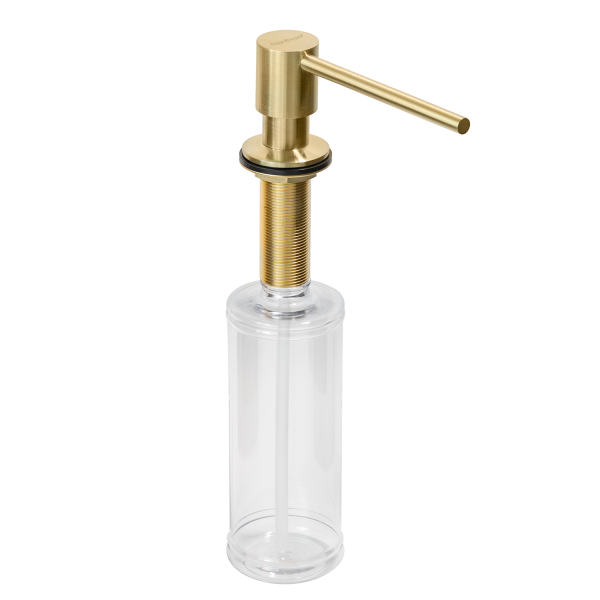 Дозатор для кухонной мойки AltroBagno Flusso 080502 OrSp матовое золото Дозатор для кухонной мойки AltroBagno Flusso 080502 OrSp матовое золото