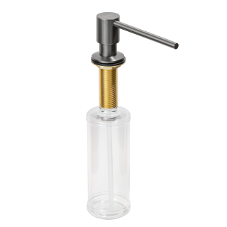 Дозатор для кухонной мойки AltroBagno Flusso 080503 GrMt  оружейная сталь Дозатор для кухонной мойки AltroBagno Flusso 080503 GrMt  оружейная сталь