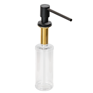 Дозатор для кухонной мойки AltroBagno Flusso 080505 NeOp черный матовый  Дозатор для кухонной мойки AltroBagno Flusso 080505 NeOp черный матовый