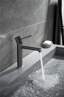Смеситель для раковины AltroBagno Intento 0127 GrNe Смеситель для раковины AltroBagno Intento 0127 GrNe