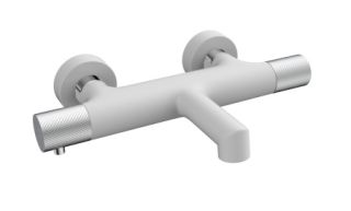 Смеситель для ванны AltroBagno Intento 0217 BiOp белый матовый Смеситель для ванны AltroBagno Intento 0217 BiOp белый матовый
