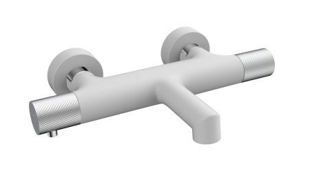 Смеситель для ванны AltroBagno Intento 0217 BiOp белый матовый Смеситель для ванны AltroBagno Intento 0217 BiOp белый матовый