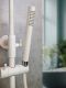 Душевая система с термостатом AltroBagno Intento 030424 BiOp белый матовый Душевая система с термостатом AltroBagno Intento 030424 BiOp белый матовый
