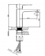 Смеситель для раковины AltroBagno Lamberto 0105 Cr