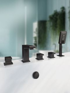 Смеситель на борт ванной с душем AltroBagno Lamberto 020106 NeOp Смеситель на борт ванной с душем AltroBagno Lamberto 020106 NeOp