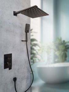 Душевая система AltroBagno Lamberto 040105 NeOp черный матовый