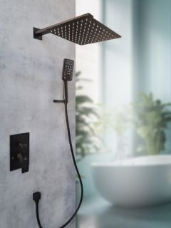 Душевая система AltroBagno Lamberto 040105 NeOp черный матовый Душевая система AltroBagno Lamberto 040105 NeOp черный матовый