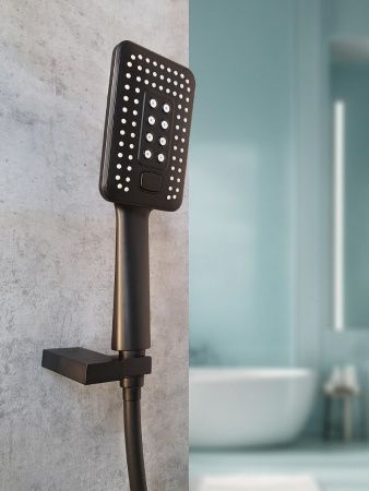 Душевая система AltroBagno Lamberto 040105 NeOp черный матовый