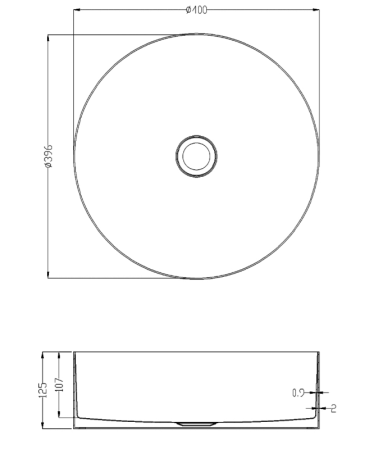 Раковина AltroBagno Luna 001001 OrSp из нержавеющей стали золото матовое Раковина AltroBagno Luna 001001 OrSp из нержавеющей стали золото матовое