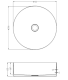 Раковина AltroBagno Luna 001001 OrSp из нержавеющей стали золото матовое Раковина AltroBagno Luna 001001 OrSp из нержавеющей стали золото матовое