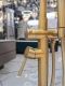 Смеситель для ванны AltroBagno Metropoli 020203 OrSp матовое золото Смеситель для ванны AltroBagno Metropoli 020203 OrSp матовое золото