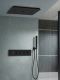 Душевая система с термостатом AltroBagno Metropoli 040401 NeOp черный матовый Душевая система с термостатом AltroBagno Metropoli 040401 NeOp черный матовый