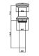 Донный клапан AltroBagno PU 070212A RaSp Донный клапан AltroBagno PU 070212A RaSp