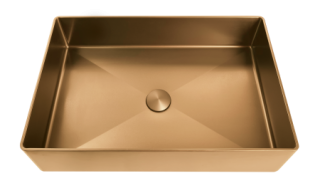 Раковина AltroBagno Solido 001023 RaSp из нержавеющей стали медь матовая Раковина AltroBagno Solido 001023 RaSp из нержавеющей стали медь матовая