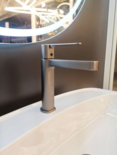 Смеситель для раковины AltroBagno Unione 0137 GrMt Смеситель для раковины AltroBagno Unione 0137 GrMt