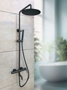 Душевая система AltroBagno Unione 030209 NeOp черный матовый