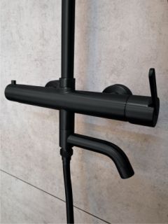 Душевая система AltroBagno Unione 030209 NeOp черный матовый Душевая система AltroBagno Unione 030209 NeOp черный матовый