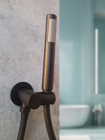 Душевая система AltroBagno Unione 040107 NeOp черный матовый