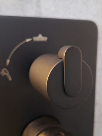 Душевая система AltroBagno Unione 040107 NeOp черный матовый
