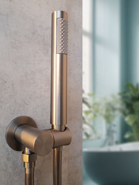 Душевая система с термостатом AltroBagno Unione 040409 GrMt оружейная сталь Душевая система с термостатом AltroBagno Unione 040409 GrMt оружейная сталь