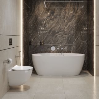 Унитаз подвесной безободковый с сиденьем и смывом TORNADO BelBagno AMANDA-TOR BB051CH-TOR-FC/SC Унитаз подвесной безободковый с сиденьем и смывом TORNADO BelBagno AMANDA-TOR BB051CH-TOR-FC/SC