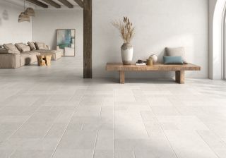 Керамогранит Geotiles Рельеф Монтпелье жемчужный 85838, 60x120