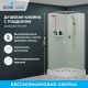 Душевая кабина RGW AN-208 381320888-12 80x80 см профиль сатин стекло прозрачное