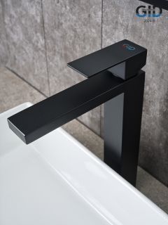 Смеситель высокий для раковины Gid Anchel SS979-BM-D SS979BMD черный матовый Смеситель высокий для раковины Gid Anchel SS979-BM-D SS979BMD черный матовый