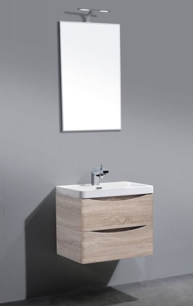 Тумба под раковину BelBagno подвесная 60x45см Rovere Bianco ANCONA-N-600-2C-SO-WO