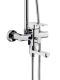 Душевая стойка Haiba HB2402 хром