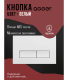 Кнопка смыва Agger APB0288 белый