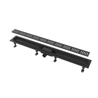 Душевой лоток Kerama Marazzi APZ10BLACK-850KM 85 см smart с перфорированной решёткой Душевой лоток Kerama Marazzi APZ10BLACK-850KM 85 см smart с перфорированной решёткой