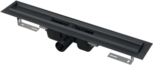 Душевой лоток AlcaPlast чёрный матовый 1150мм APZ1BLACK-1150