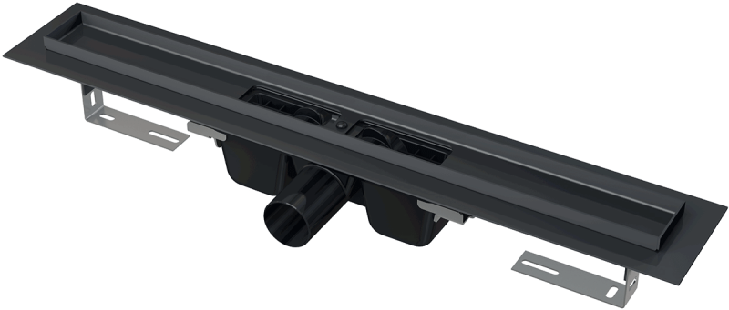 Душевой лоток AlcaPlast чёрный матовый 300мм APZ1BLACK-300